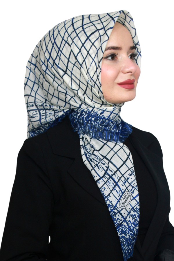 Yasemin Pamuk Flamlı Eşarp 1007-24