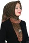 Yasemin Pamuk Flamlı Eşarp 1007-4