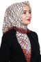 Yasemin Pamuk Flamlı Eşarp 1007-9