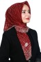 Yasemin Pamuk Flamlı Eşarp 1007-30