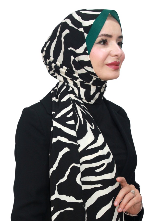 Desenli Medine İpeği Şal 5006-7
