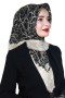 Yasemin Pamuk Flamlı Eşarp 1009-24
