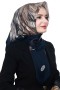 Pamuk Keten Flamlı Eşarp 1055-12